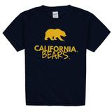 Youth Navy Cal Bears Crew Neck T-Shirt