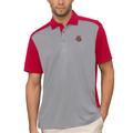 Men's Gray Cornell Big Red Vansport Two-Tone Polo