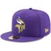 Men's New Era Purple Minnesota Vikings Omaha 59FIFTY Fitted Hat