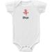 Infant White Houston Rockets Personalized Bodysuit
