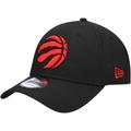 Men's New Era Black Toronto Raptors Official Team Color 9FORTY Adjustable Hat