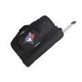 MOJO Toronto Blue Jays Black 27'' 2-Wheel Drop Bottom Rolling Duffel Bag