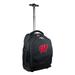 Black Wisconsin Badgers 19'' Premium Wheeled Backpack