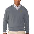 Men's Charcoal Vermont Catamounts Clubhouse V-Neck Pullover Sweater