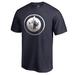 Men's Fanatics Branded Navy Winnipeg Jets Gradient Logo T-Shirt
