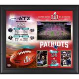 New England Patriots Framed 15" x 17" Super Bowl LI Champions Collage