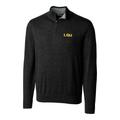 Men's Cutter & Buck Black LSU Tigers Big Tall Lakemont Half-Zip Jacket