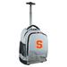 Gray Syracuse Orange 19'' Premium Wheeled Backpack