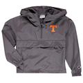 Youth Champion Graphite Tennessee Volunteers Pack & Go Quarter-Zip Windbreaker Jacket