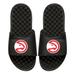 Men's ISlide Black Atlanta Hawks Personalized Primary Slide Sandals