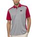 Men's Gray/Red Western Oregon Wolves Vansport Two-Tone Polo