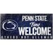 Penn State Nittany Lions 6" x 12" Fans Welcome Sign