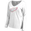 Women's Fanatics Branded White Detroit Red Wings Out Long Sleeve T-Shirt