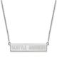 Women's Seattle Mariners Sterling Silver Small Bar Necklace