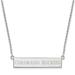 Women's Colorado Rockies Sterling Silver Small Bar Necklace