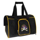 Black East Carolina Pirates Small 16" Pet Carrier