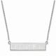 Women's Winnipeg Jets Sterling Silver Small Bar Necklace