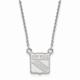 Women's New York Rangers Sterling Silver Small Pendant Necklace