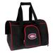 Black Montreal Canadiens Small 16" Pet Carrier