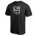 Men's Fanatics Branded Black Los Angeles Kings Splatter Logo T-Shirt