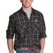 Men's Charcoal South Dakota Coyotes Brewer Flannel Long Sleeve Shirt