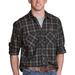Men's Charcoal Wyoming Cowboys Brewer Flannel Long Sleeve Shirt