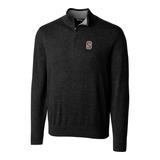 Men's Cutter & Buck Black Stanford Cardinal Big Tall Lakemont Half-Zip Jacket