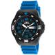 INVICTA Men's 'Coalition Forces' Quartz Stainless Steel and Silicone Casual Watch, Color:Blue (Model: 25330)