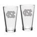 North Carolina Tar Heels Set of 2 Pub Mixing Glasses