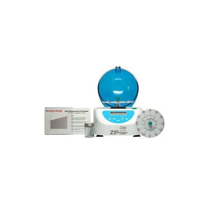 LW Scientific ZipCombo CentrifugeWhite w/12-place Microhematocrit Rotor 40mm Tubes ZCC-12HD-40T3