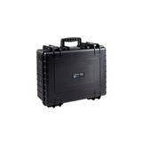 B&W International Type 6000 Black Outdoor Case With Si Foam Black Medium 6000/B/SI