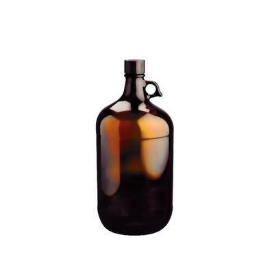 "Kimble/Kontes Laboratory Glassware Jug Amber 80 Oz CS6 26 5928038V26"