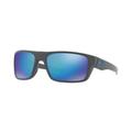 Oakley OO9367 Drop Point Sunglasses - Men's Matte Dark Grey Frame Prizm Sapphire Polarized Lenses 936706-60
