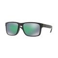 Oakley OO9244 Holbrook A Sunglasses - Men's Matte Black Ink Frame Prizm Jade Lenses 924429-56