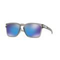 Oakley Latch Squared A OO9358 Sunglasses 935812-55 - Matte Grey Ink Frame Prizm Sapphire Lenses