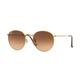 Ray-Ban Round Metal Sunglasses - Men's Bronze/Copper Frame Pink Gradient Brown 50 mm Lenses RB3447-9001A5-50