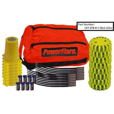 Powerflare 8-Position Cone Adapter Kit with 8-Pack...