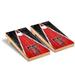 Texas Tech Red Raiders 2' x 4' Weathered Triangle Cornhole Board Set