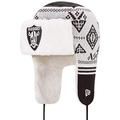 New Era Winter Hat FESTIVE TRAPPER - Oakland Raiders - One Size