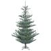 Vickerman 410110 - 5' x 40" Artificial Alberta Blue Spruce Tree with 200 Multi Color LED Lights Christmas Tree (G160452LED)