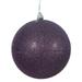 Vickerman 457580 - 2.75" Plum Glitter Ball Christmas Tree Ornament (12 pack) (N590726DG)