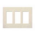 Lutron 51318 - CW-3-LA CLARO WALLPLATE 3 GNG LIGHT ALMOND Wall Plates