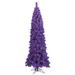 Vickerman 450901 - 10' x 49" Flocked Purple Fir Tree with 750 Purple Lights Christmas Tree (K168388)