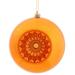 Vickerman 478097 - 4.75" Burnished Orange Shiny Star Brite Ball Christmas Tree Ornament (4 pack) (N175518D)