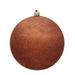 Vickerman 482896 - 3" Copper Glitter Ball Christmas Tree Ornament (12 pack) (N590888DG)