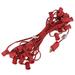 Vickerman 360620 - 25 Light 25' Red Wire Fused Plug Empty C9 Christmas Light String Set with 12" Spacing (V472221RED)