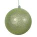 Vickerman 445075 - 4.75" Celadon Glitter Ball Christmas Tree Ornament (4 pack) (N591254DG)