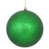 Vickerman 478790 - 4" Green Matte Mercury Ball Christmas Tree Ornament (6 pack) (N176104)