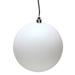 Vickerman 482087 - 3" White Matte Ball Christmas Christmas Tree Ornament (12 pack) (N590811DMV)