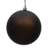 Vickerman 482551 - 3" Chocolate Matte Ball Christmas Christmas Tree Ornament (12 pack) (N590875DMV)